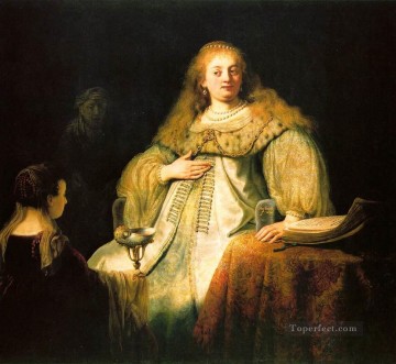  rembrandt Pintura al %C3%B3leo - Artemisia Rembrandt